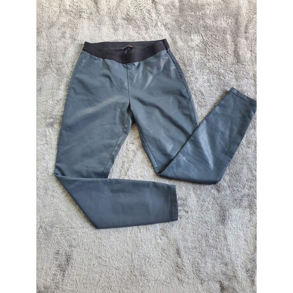 ​Victoria's Secret Faux Leather Coated Leggings Skinny Moto Streetwear Pants, 4